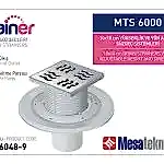 Alttan Çıkışlı Sistemler 100 mm Çap Yükseklik 9 cm Izgara 10 cm