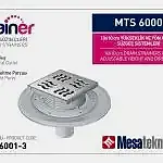 Alttan Çıkışlı Sistemler 50 mm Çap Yükseklik 3 cm Izgara 10 cm