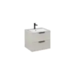 LIV Lavabo Dolabı 60cm (10SL50061 dahil) Açık Bej Çift çekmece