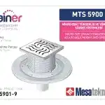Alttan Çıkışlı Sistemler 50 mm Çap Yükseklik 9 cm