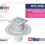 Alttan Çıkışlı Sistemler 100 mm Çap Yükseklik 9 cm